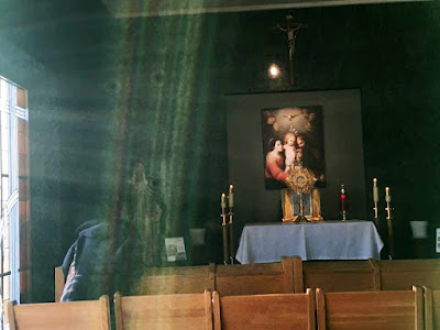 A Sign from Above During Adoration